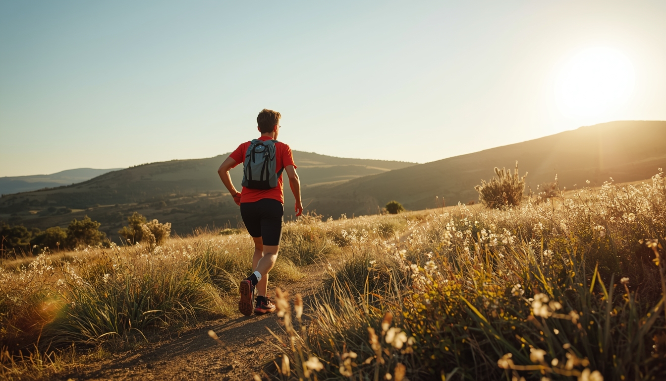 Active lifestyle showing various movement activities throughout the day